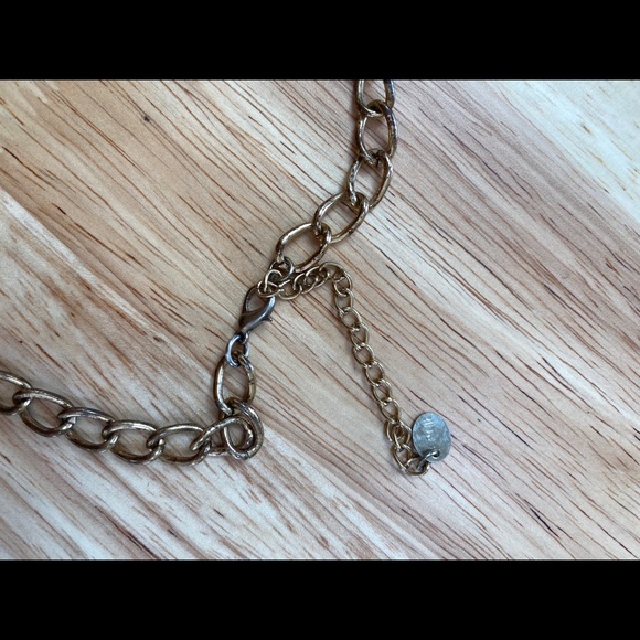 Gold Disc Boho Chain Necklace - Picture 7 of 9